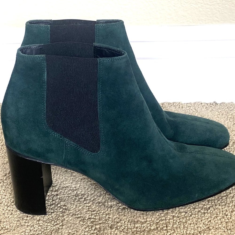 Rag & Bone "Aslen" Forest Green Suede Ankle Boots… - image 3